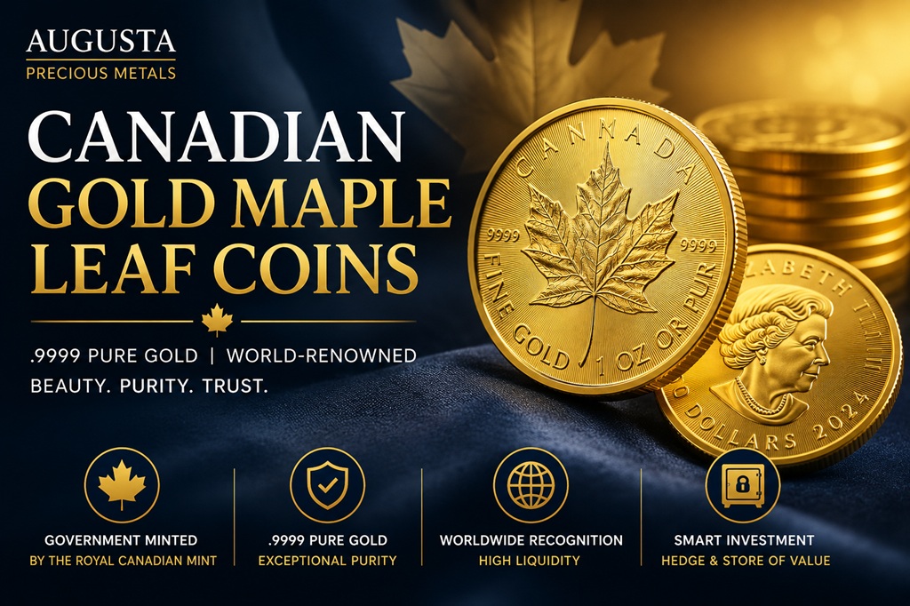 Augusta Precious Metals Canadian Gold Maple Leaf Coins